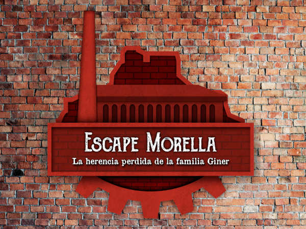 logotipo del juego de escape morella en la fabrica giner