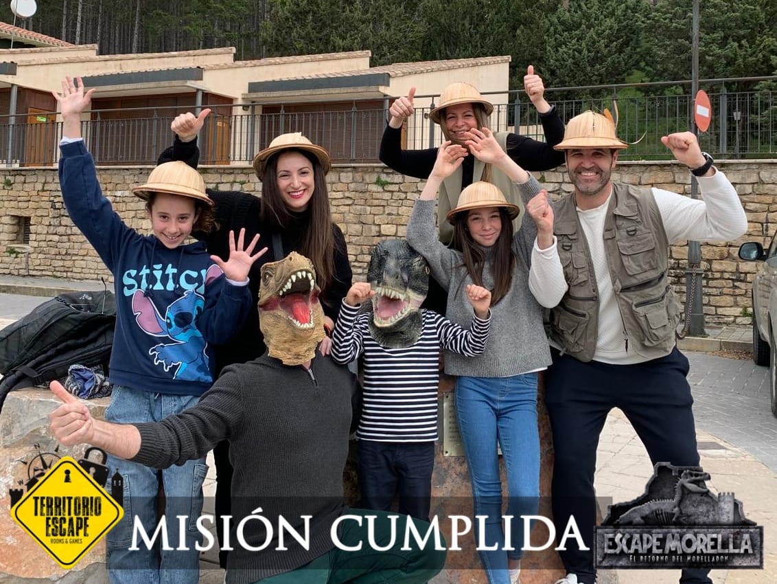 escape room exterior de dinosaurios en morella