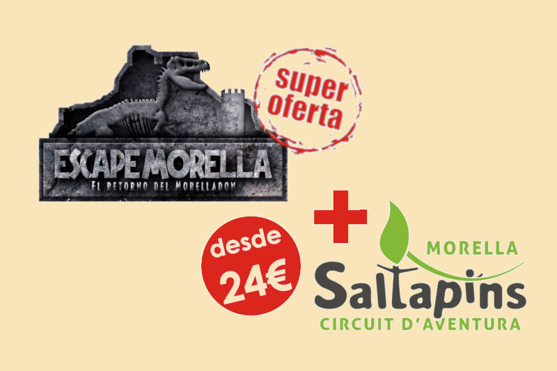 pack escape + saltapins en Morella