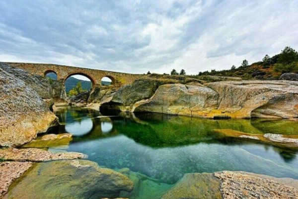 baño en el puente de Cananillas/los 3 tubos