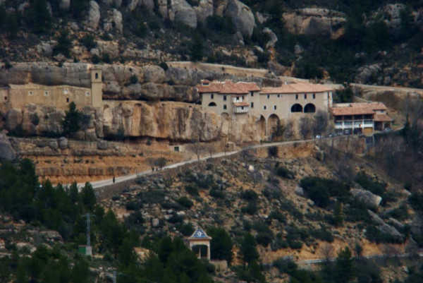 vista del santuario de la Balma