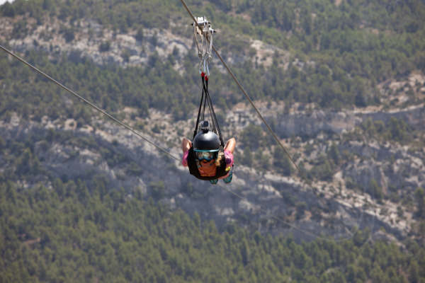 tirolina de fuentespalda