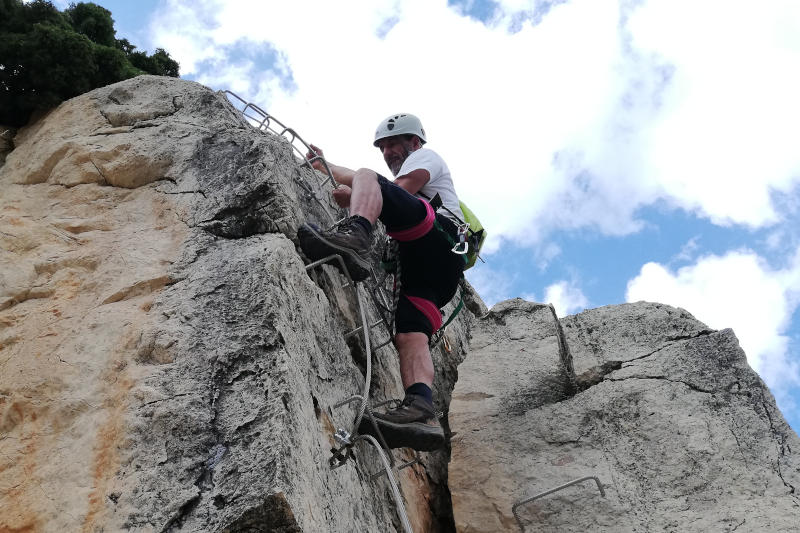 vista desde la vía ferrata Cuevas de Cañart