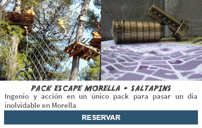 reservar pack saltapins + escape morella