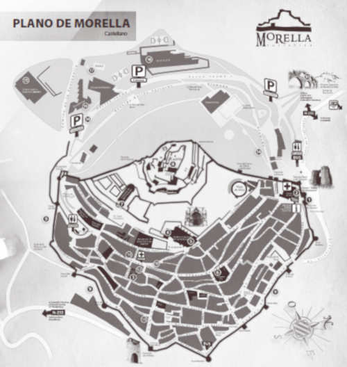 Mapa turístico oficial de Morella